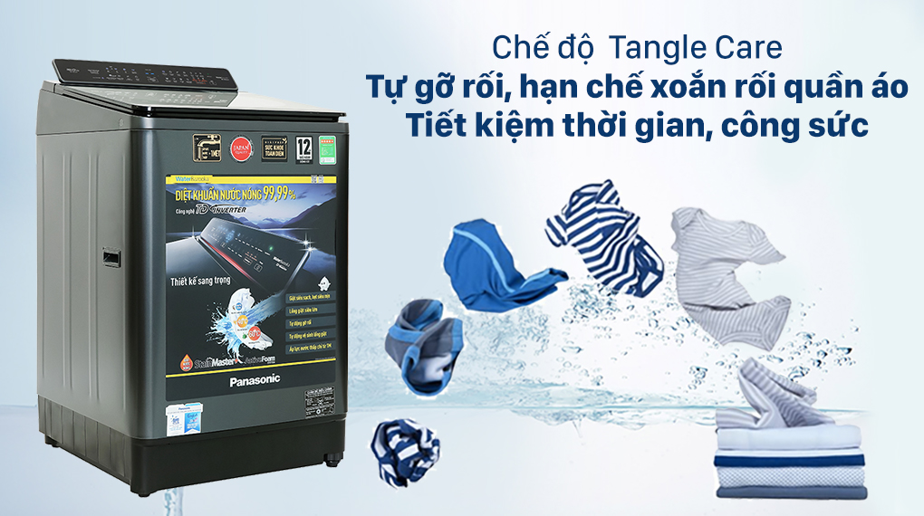 Máy giặt Panasonic NA-FD16V1BRV - Tangle Care