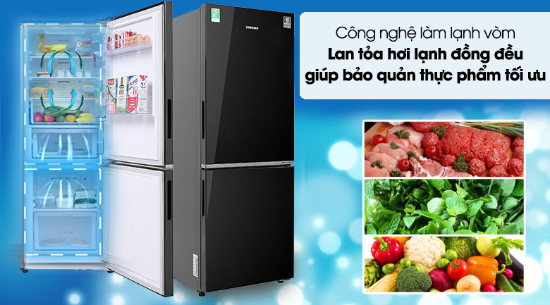 Tủ lạnh Samsung Inverter 280 lít RB27N4010BU/SV - Công nghệ làm lạnh vòm