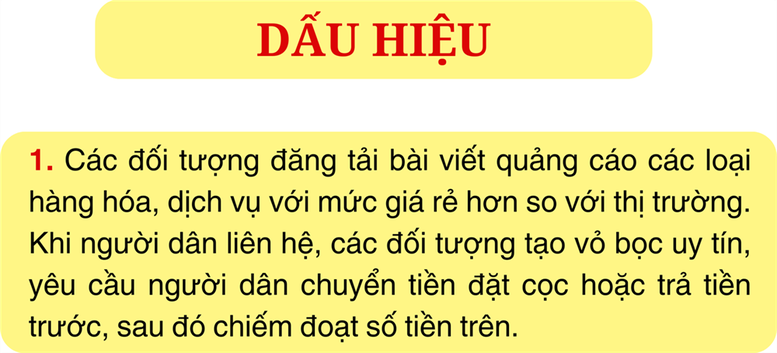 Cẩm nang nhận biết và phòng tránh lừa đảo mua bán hàng hóa, dịch vụ giá rẻ- Ảnh 2.