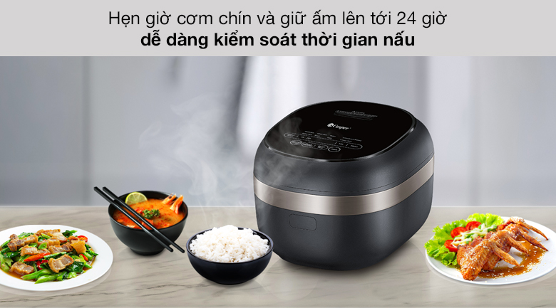 Nồi cơm điện cao tần 1.5 lít Casper CI-15RC01 - Tính năng hẹn giờ và giữu ấm