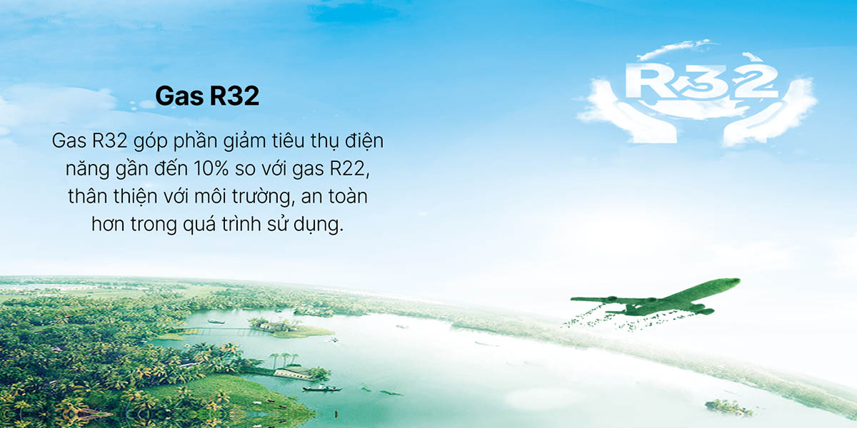 Gas làm lạnh R32 thân thiện với môi trường