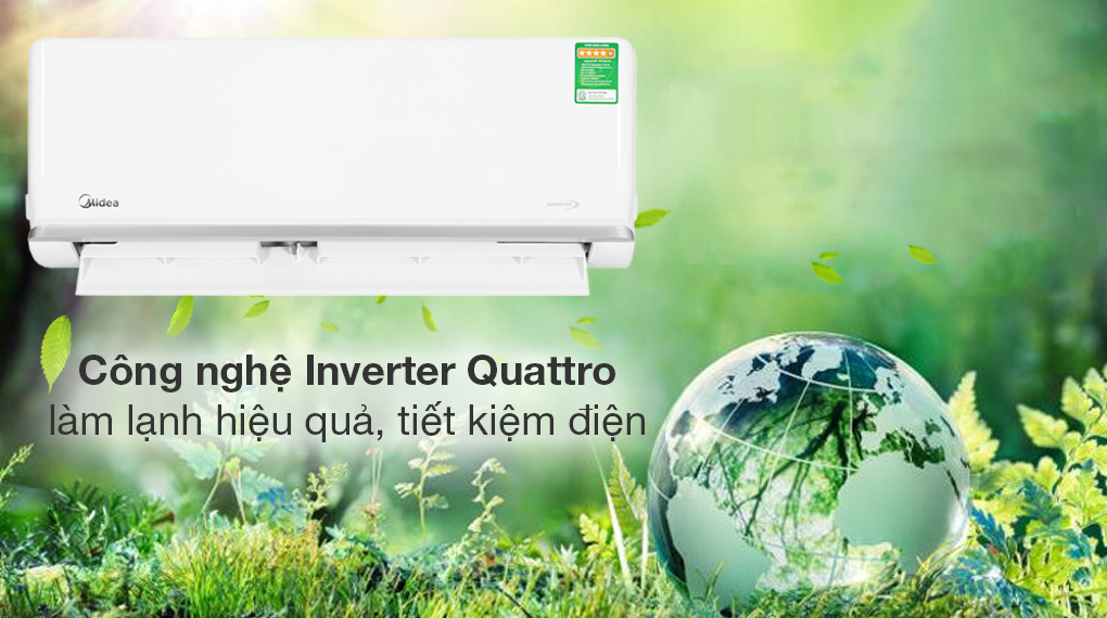 Máy lạnh Midea Inverter 1 HP MSAGA-10CRDN8 - Công nghệ tiết kiệm điện