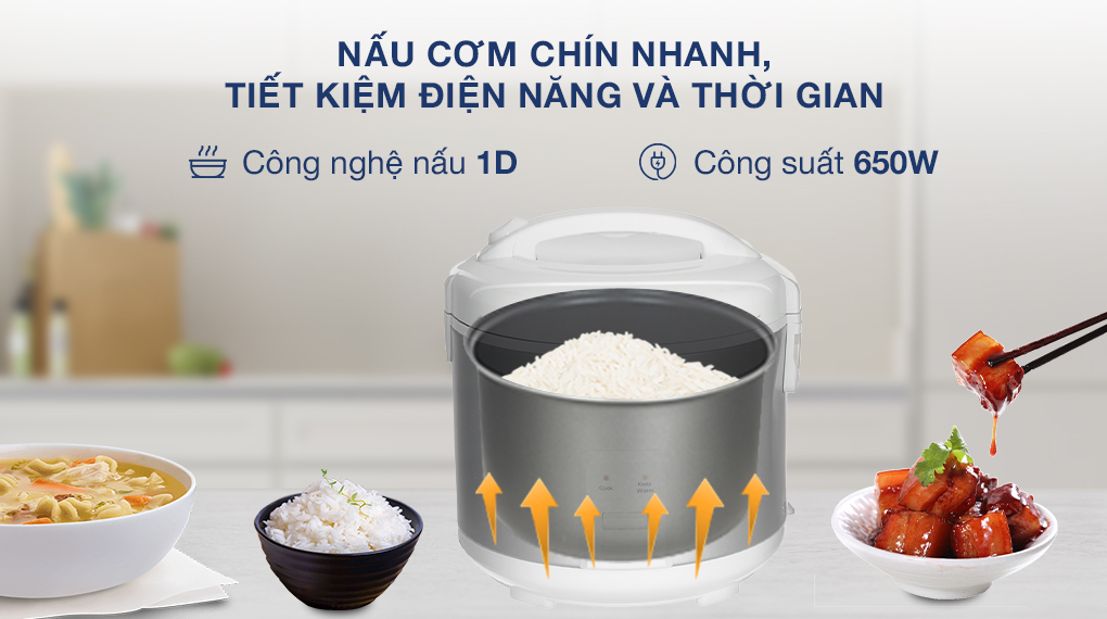 Nồi cơm nắp gài 1.8 lít Panasonic SR-MVN18LRAX - Công nghệ